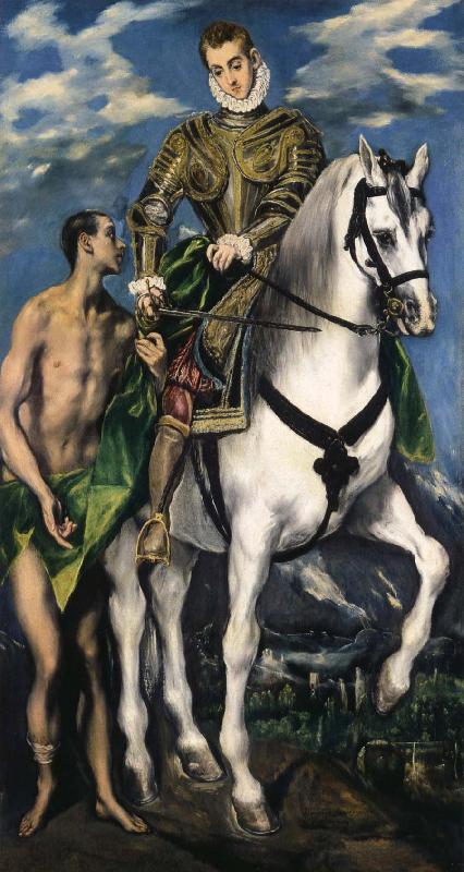 El Greco St Martin and the Beggar Germany oil painting art